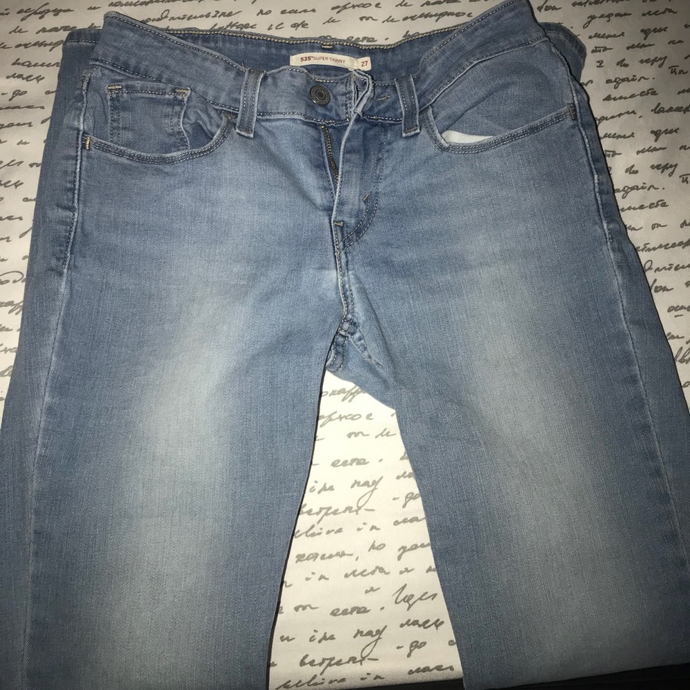 Light blue super skinny Arizona jeans